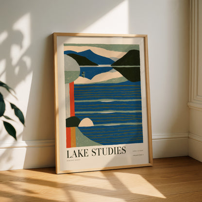 Lake Studies Landscape Print — Graphic