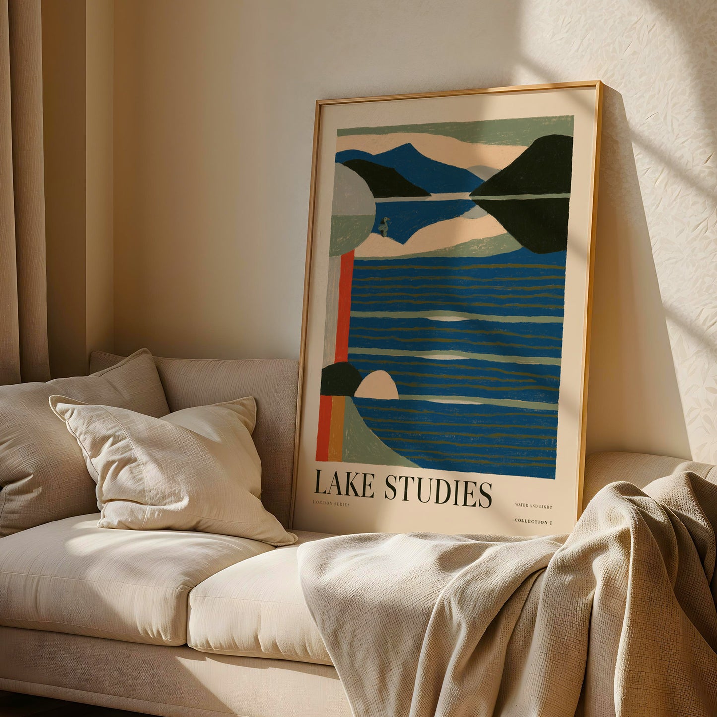 Lake Studies Landscape Print — Graphic