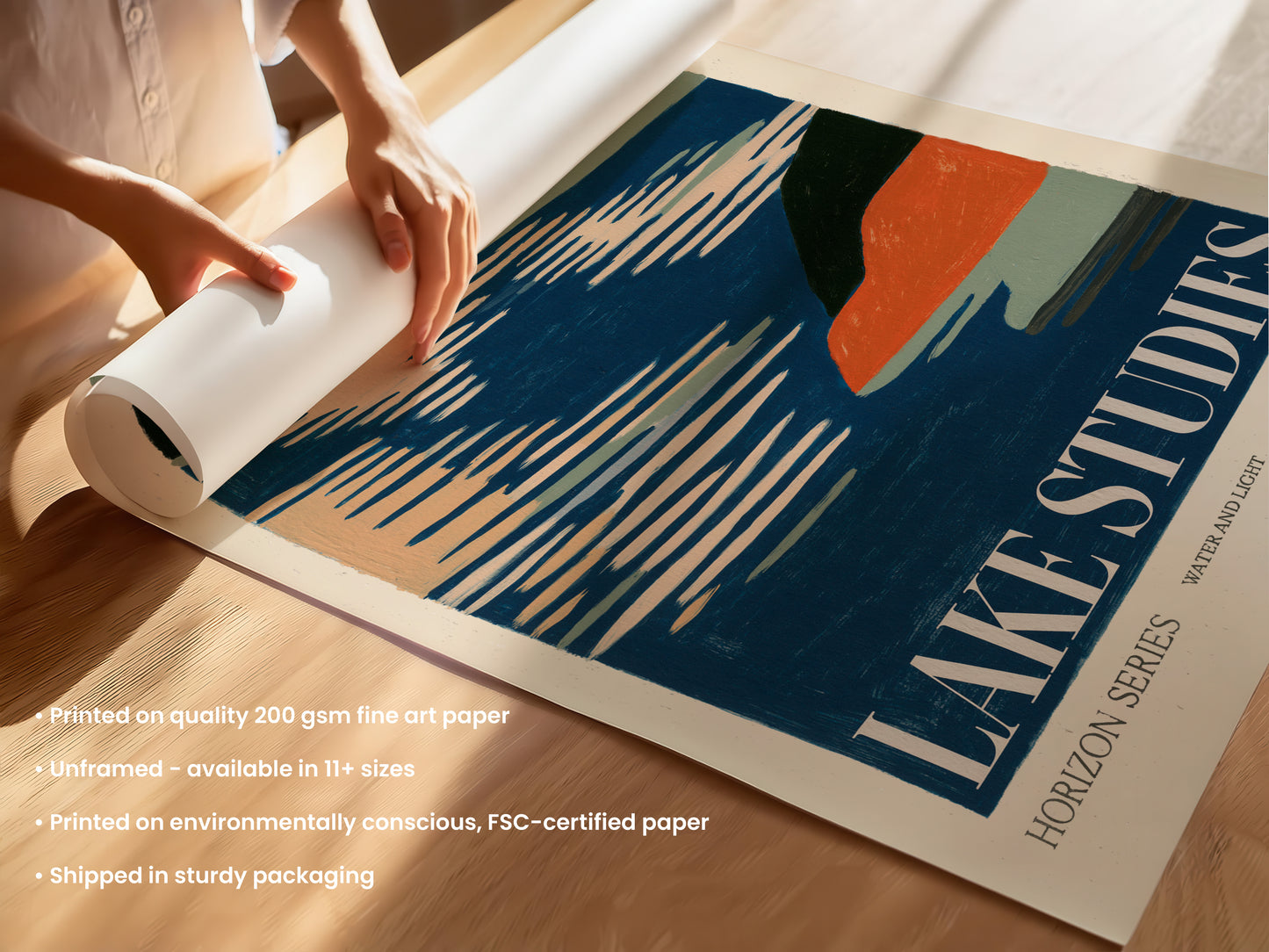 Lake Studies Landscape Print — Water and Light