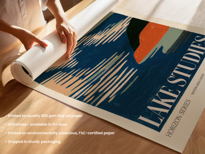 Lake Studies Landscape Print — Water and Light