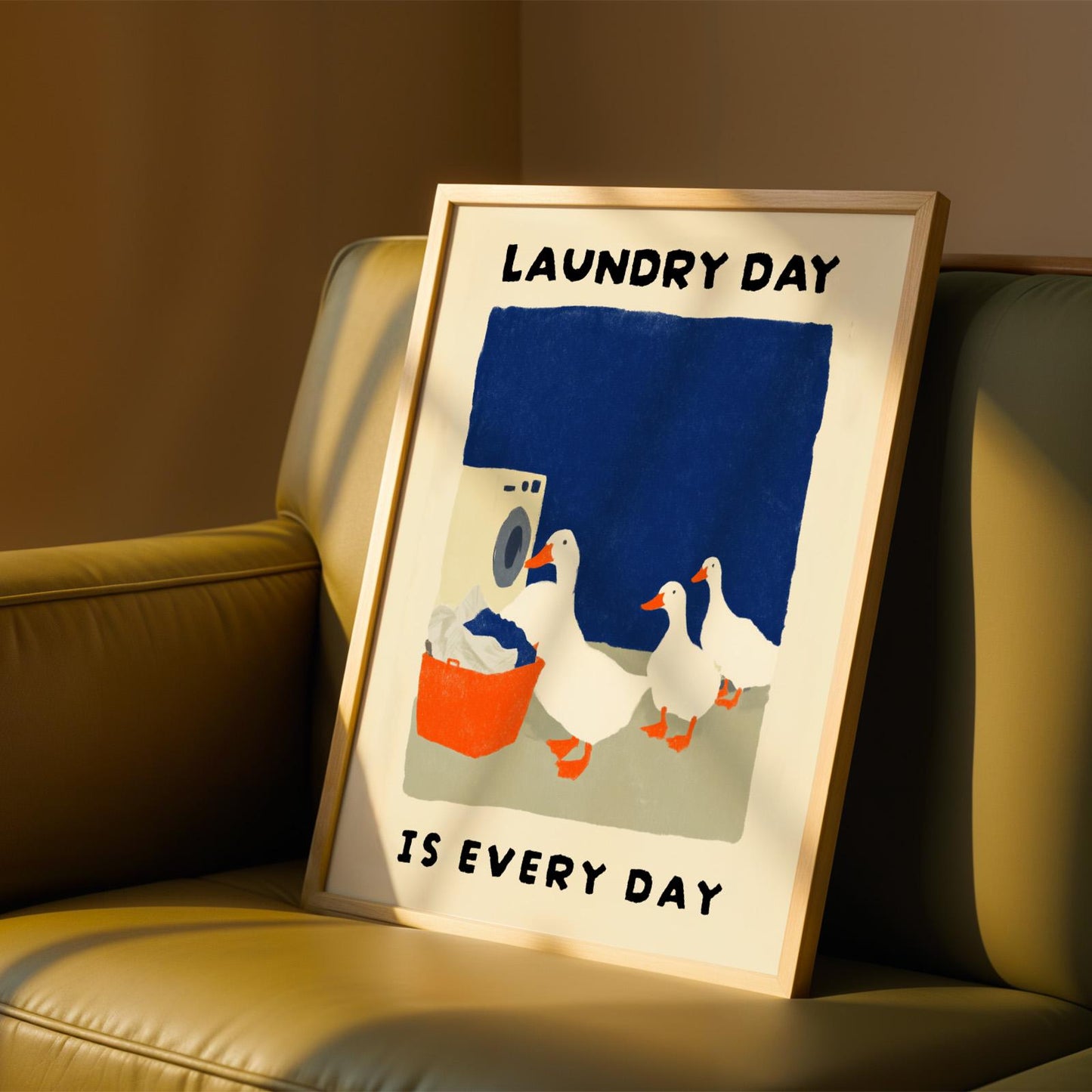 Laundry Day Is Every Day Duck Print