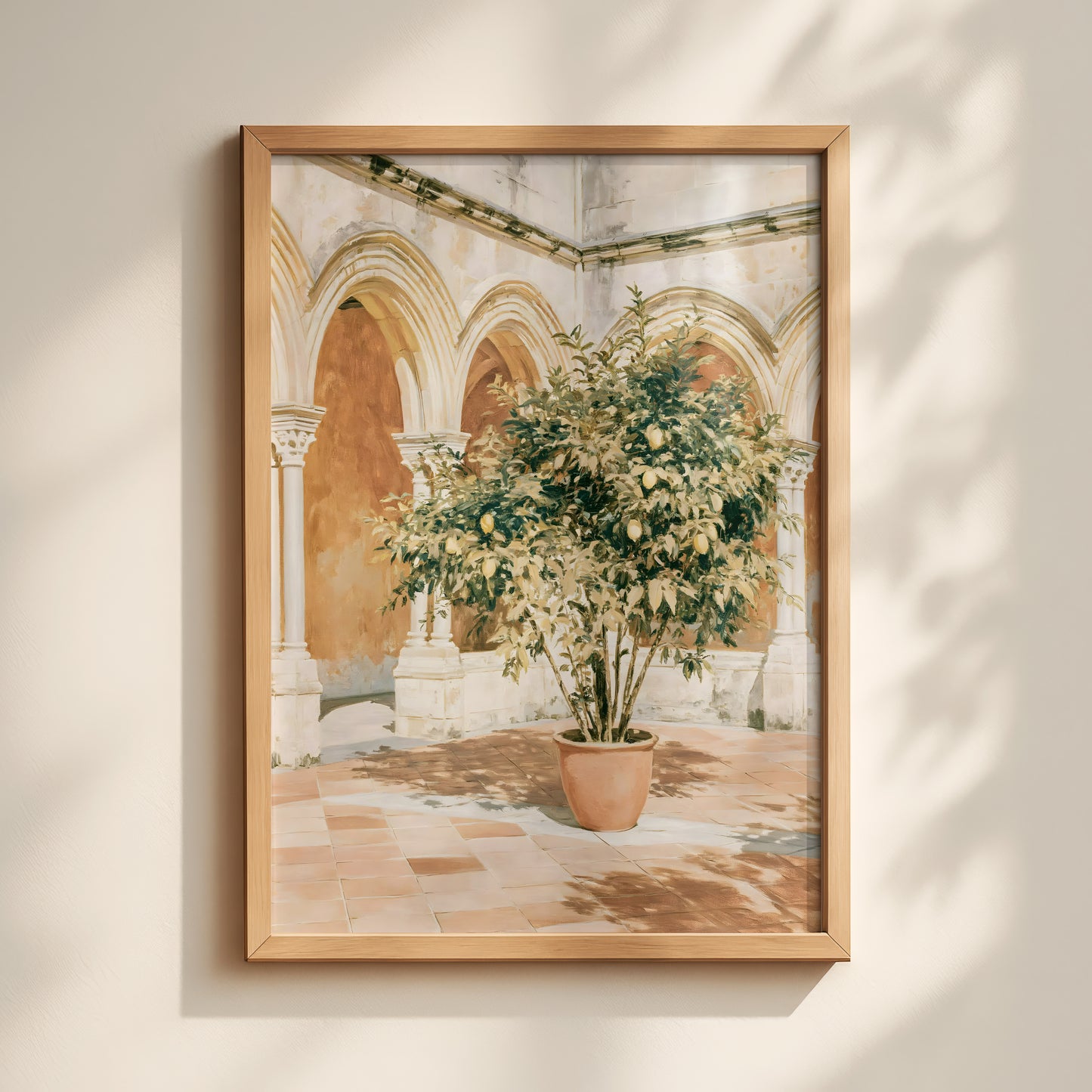 Lemon Tree Courtyard Print