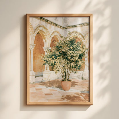 Lemon Tree Courtyard Print