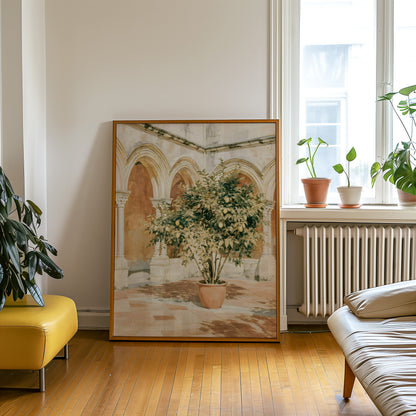 Lemon Tree Courtyard Print
