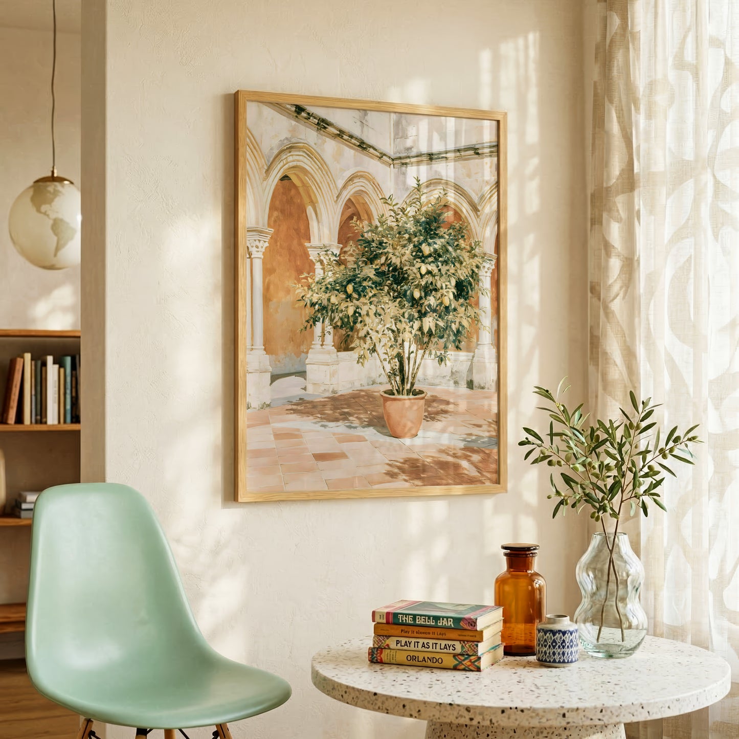 Lemon Tree Courtyard Print