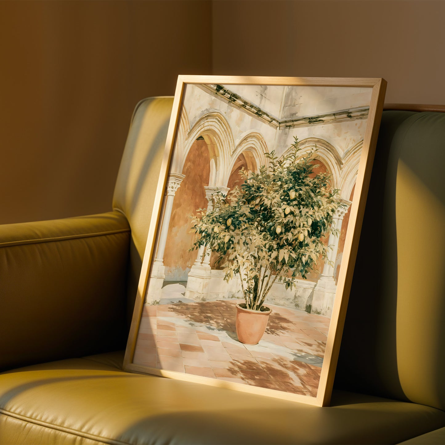 Lemon Tree Courtyard Print