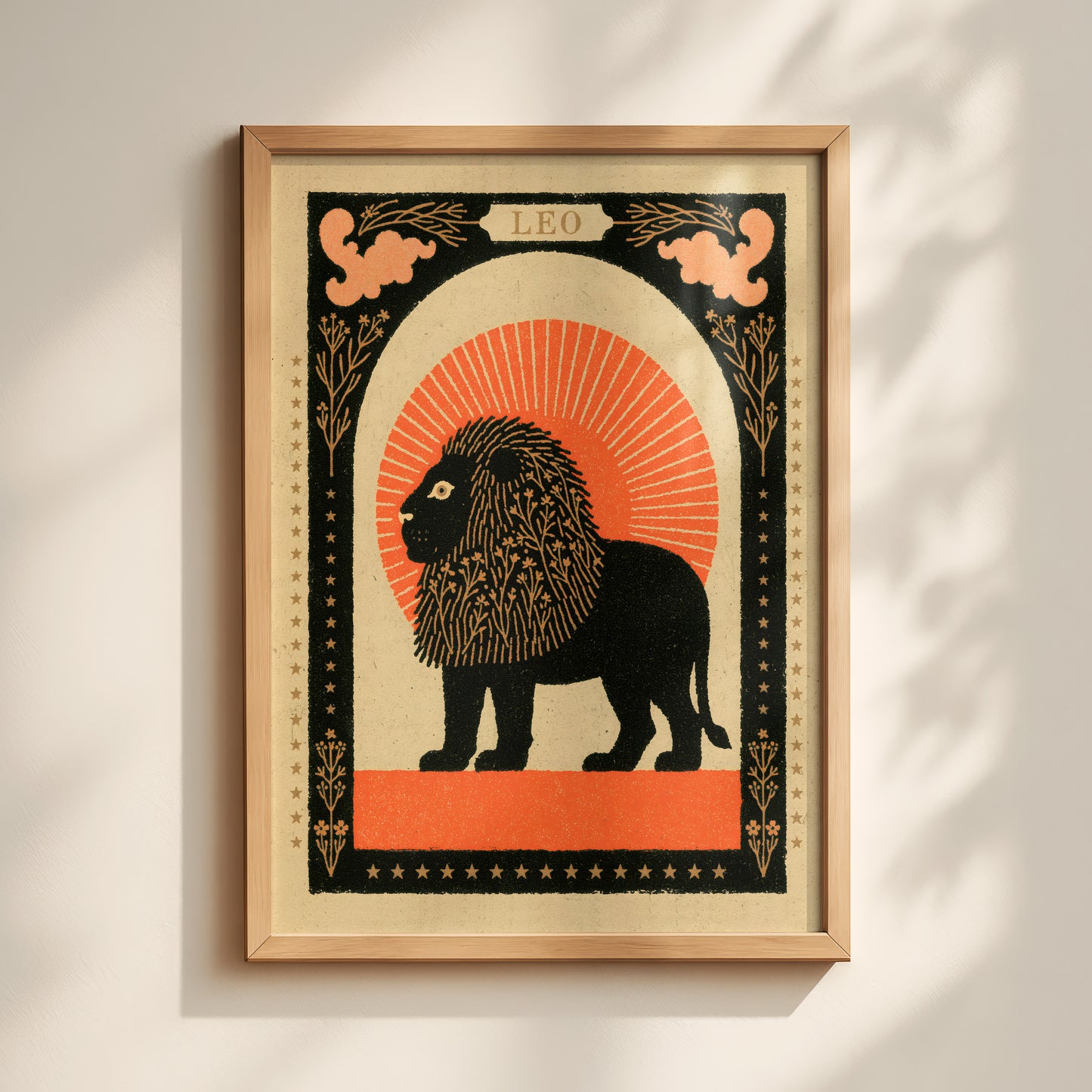 Leo Zodiac Print