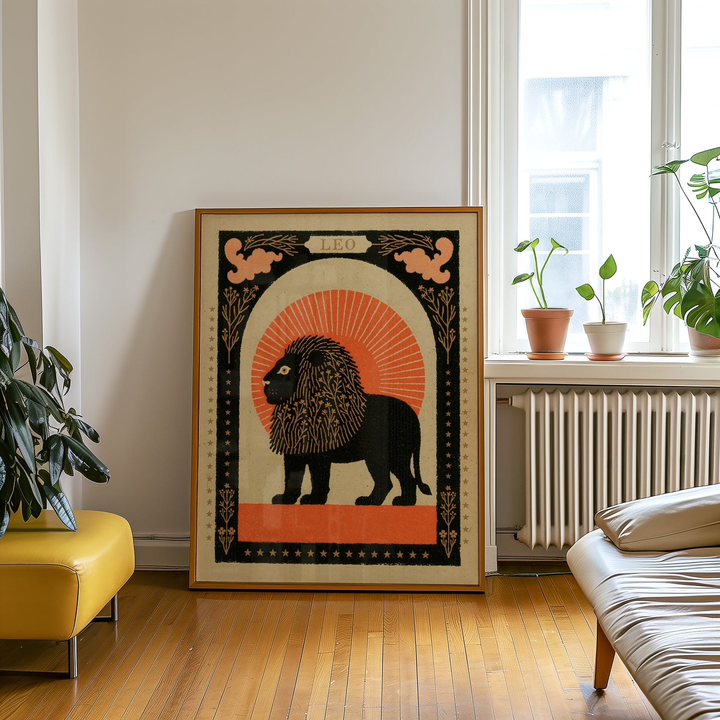 Leo Zodiac Print