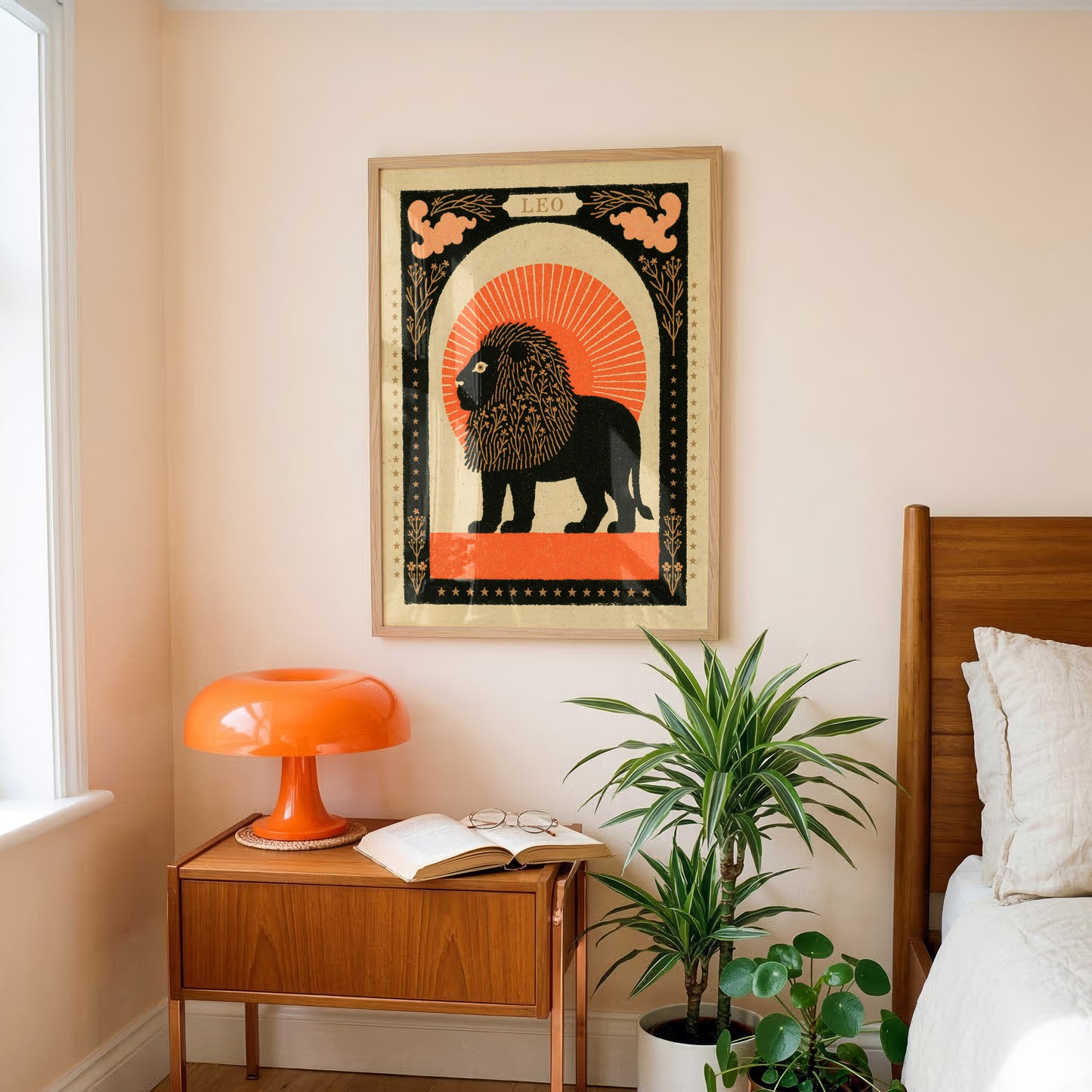 Leo Zodiac Print
