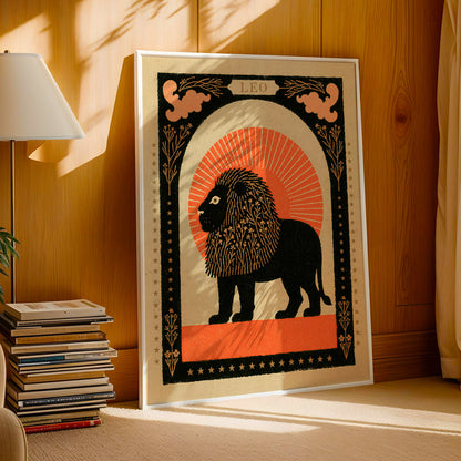 Leo Zodiac Print