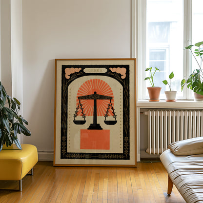 Libra Zodiac Print