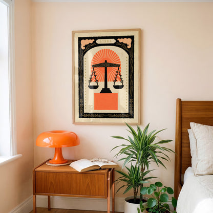 Libra Zodiac Print