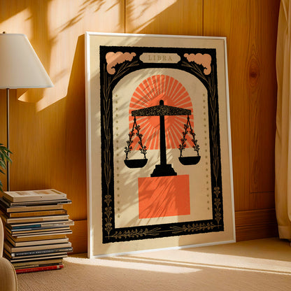 Libra Zodiac Print
