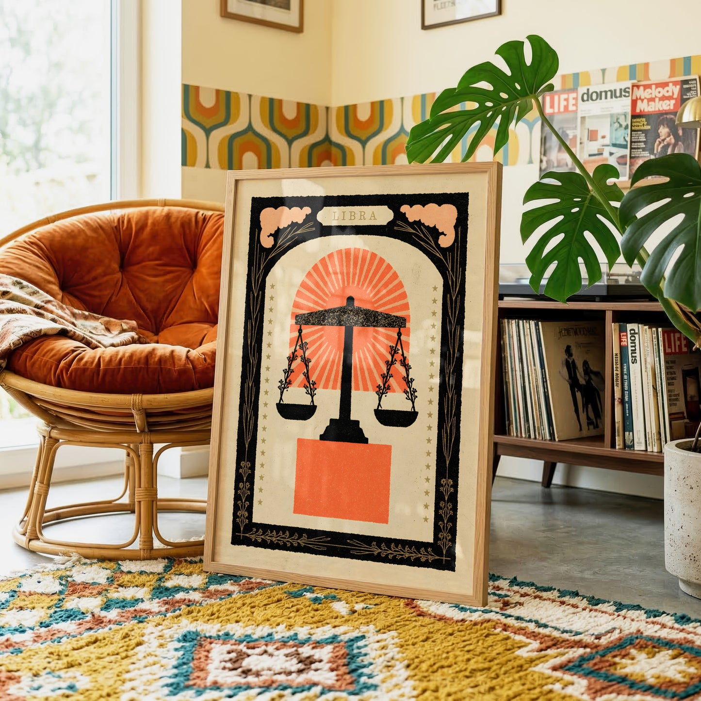 Libra Zodiac Print