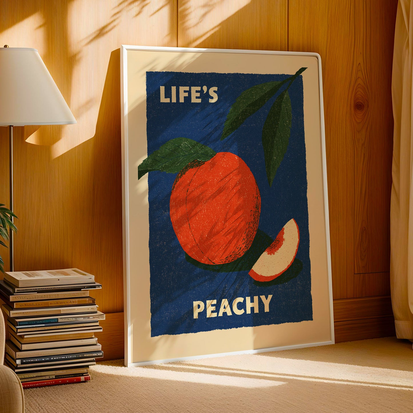 Life's Peachy Fruit Print