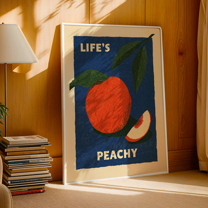 Life's Peachy Fruit Print