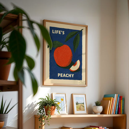 Life's Peachy Fruit Print