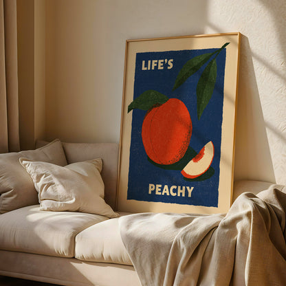 Life's Peachy Fruit Print