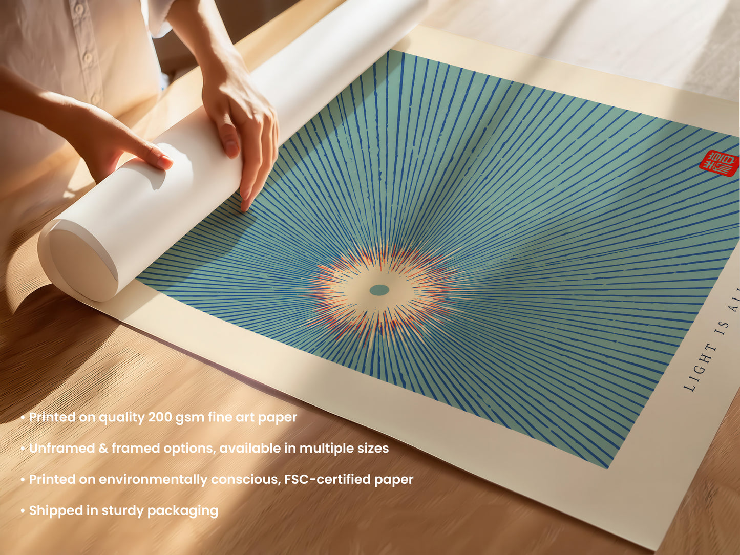 Light Is All Around Print