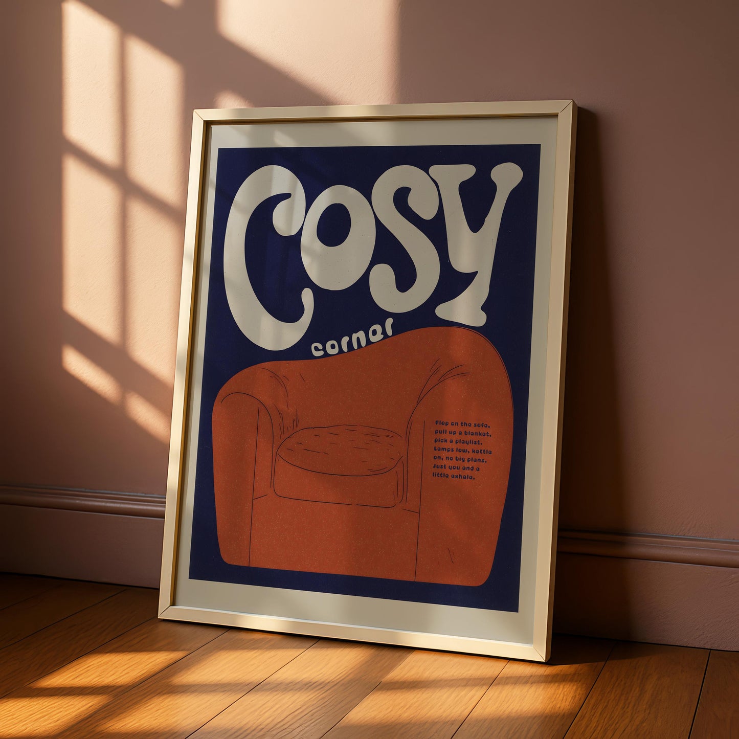 Cosy Corner Typography Print