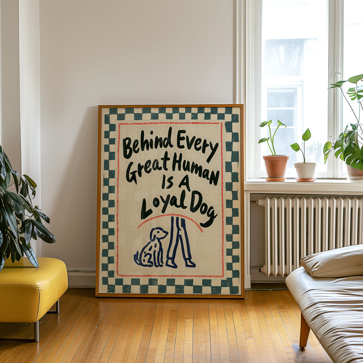 Loyal Dog Quote Print