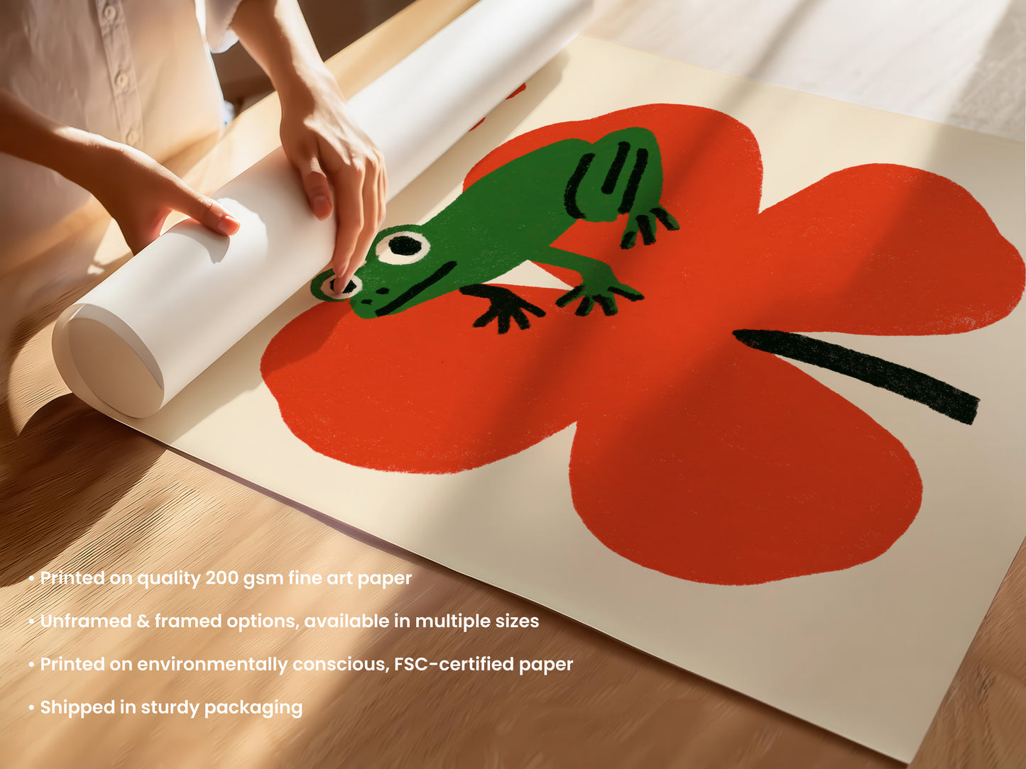 Lucky Frog Print