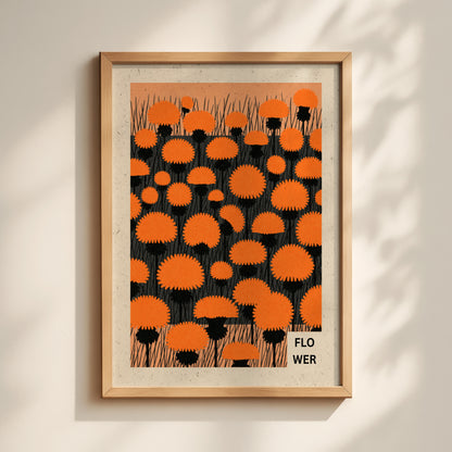 Marigold Field Print