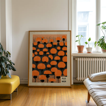 Marigold Field Print