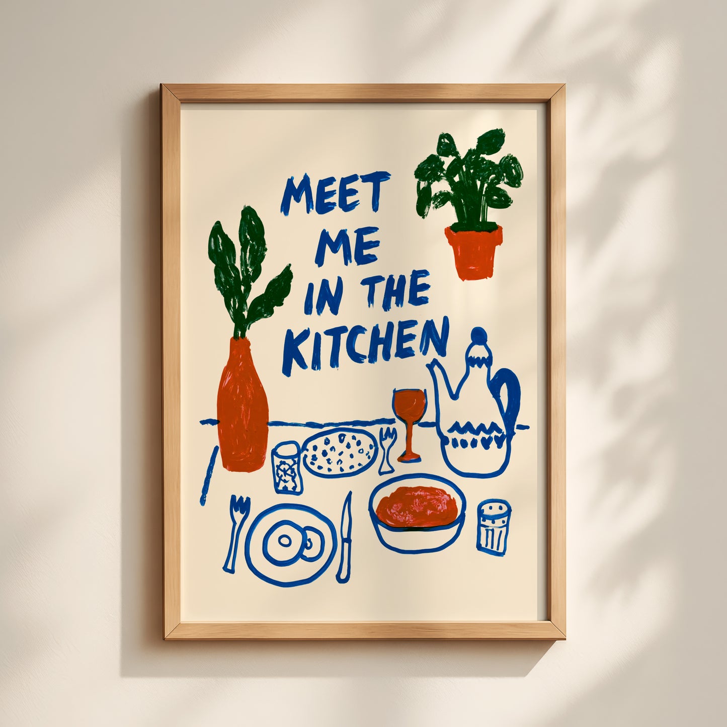 Meet Me In The Kitchen Print