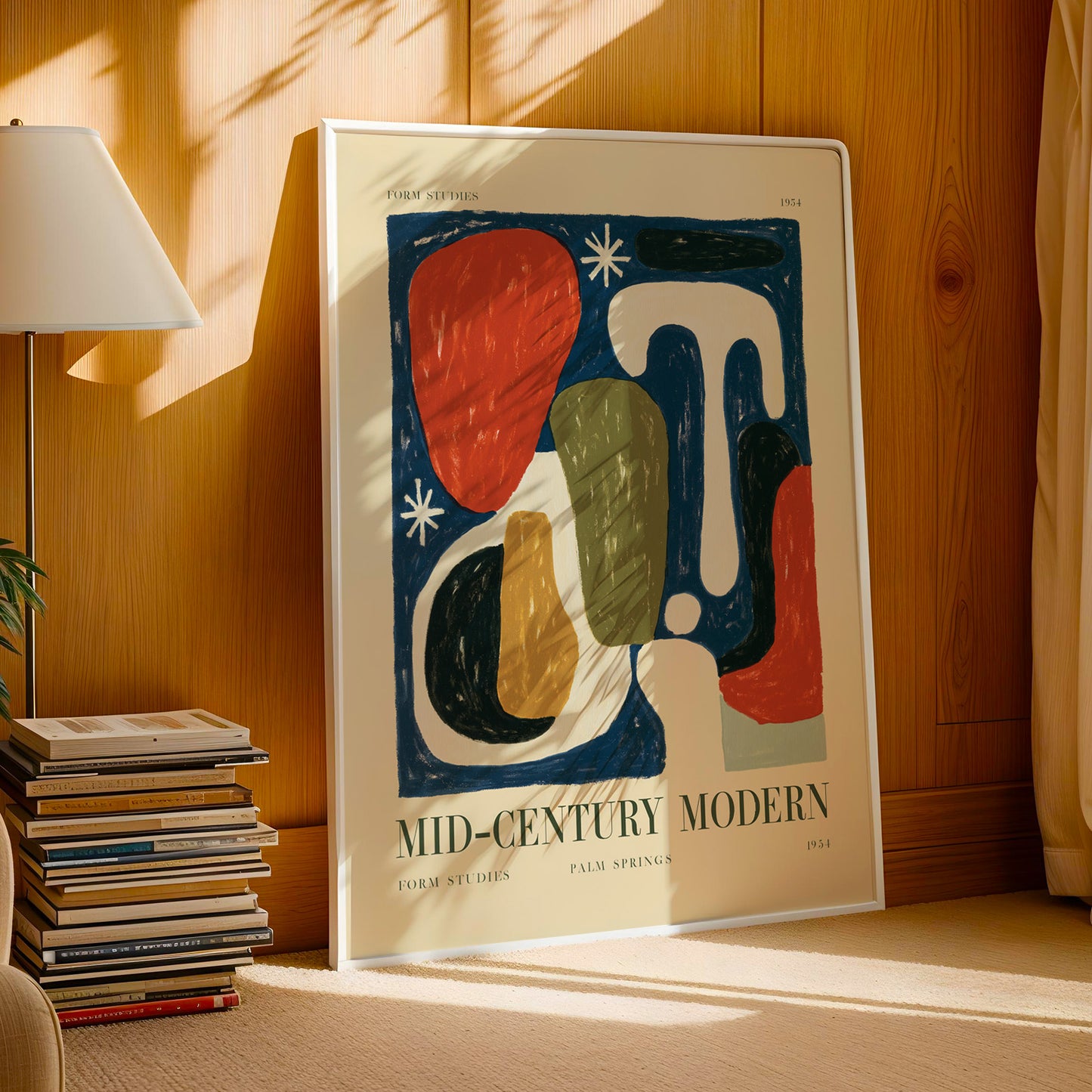 Mid-Century Modern Form Studies Print — Palm Springs