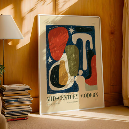 Mid-Century Modern Form Studies Print — Palm Springs