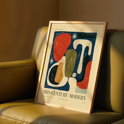 Mid-Century Modern Form Studies Print — Palm Springs