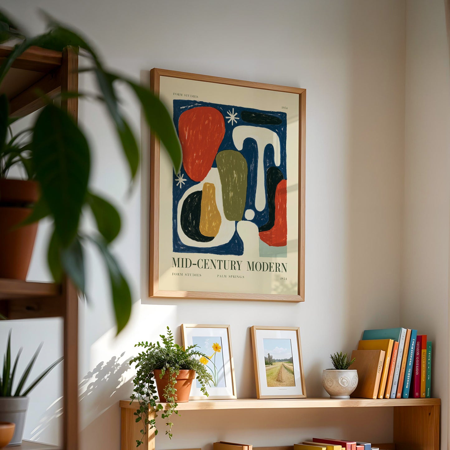 Mid-Century Modern Form Studies Print — Palm Springs