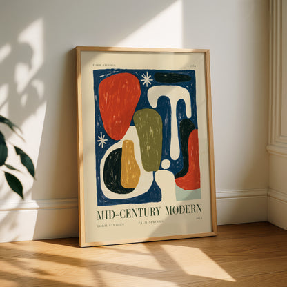 Mid-Century Modern Form Studies Print — Palm Springs