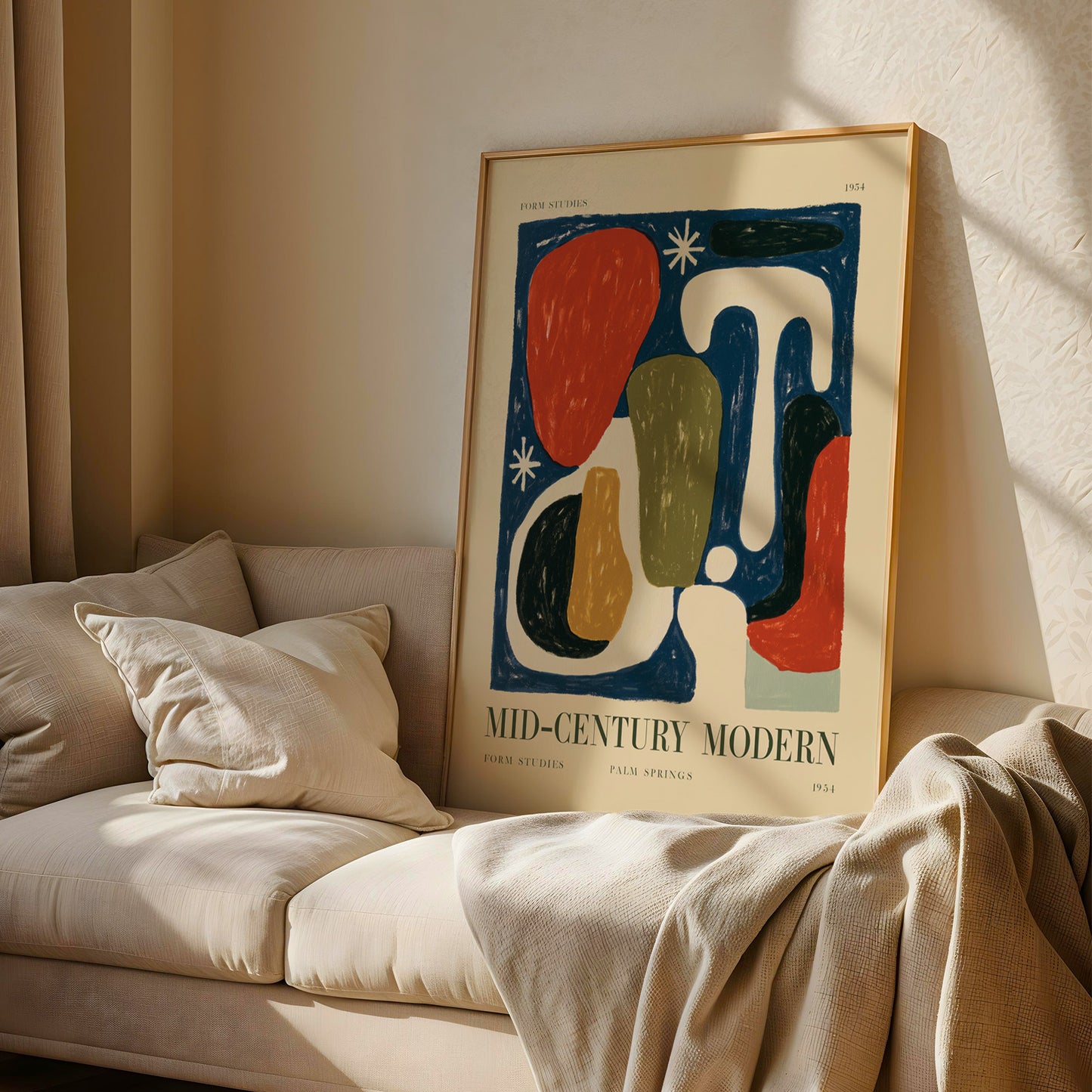 Mid-Century Modern Form Studies Print — Palm Springs