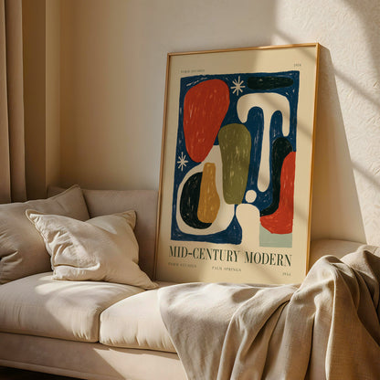 Mid-Century Modern Form Studies Print — Palm Springs