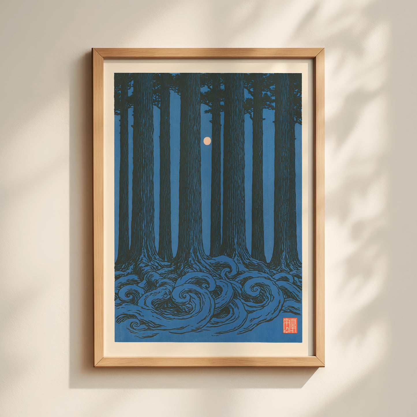 Moonlit Forest Print