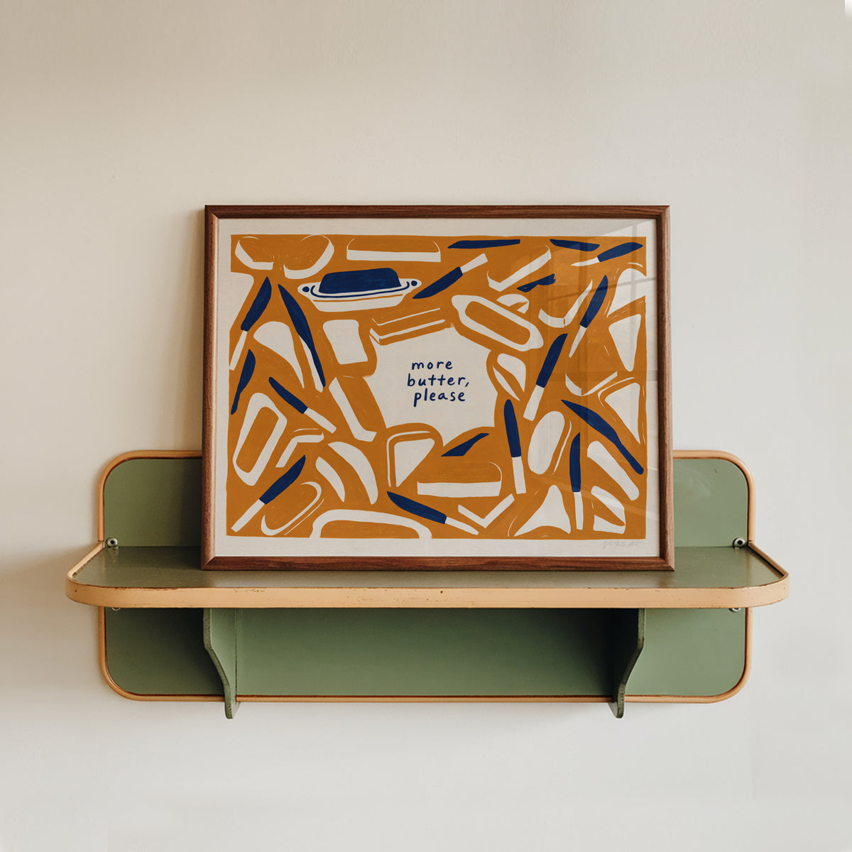 More Butter, Please Kitchen Print 02 H-Frame Mockup 5_3x4.jpg