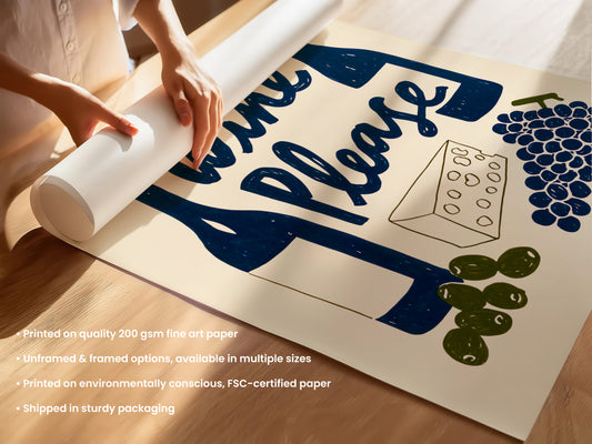 More Wine Please Print