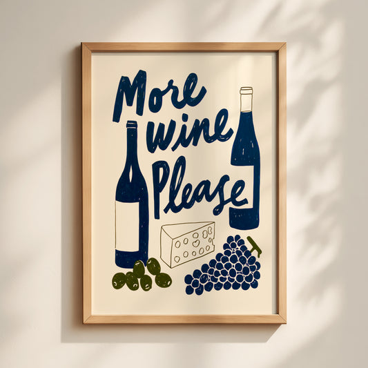 More Wine Please Print