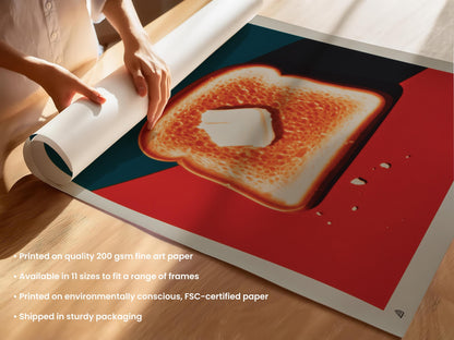 Morning Toast Kitchen Print