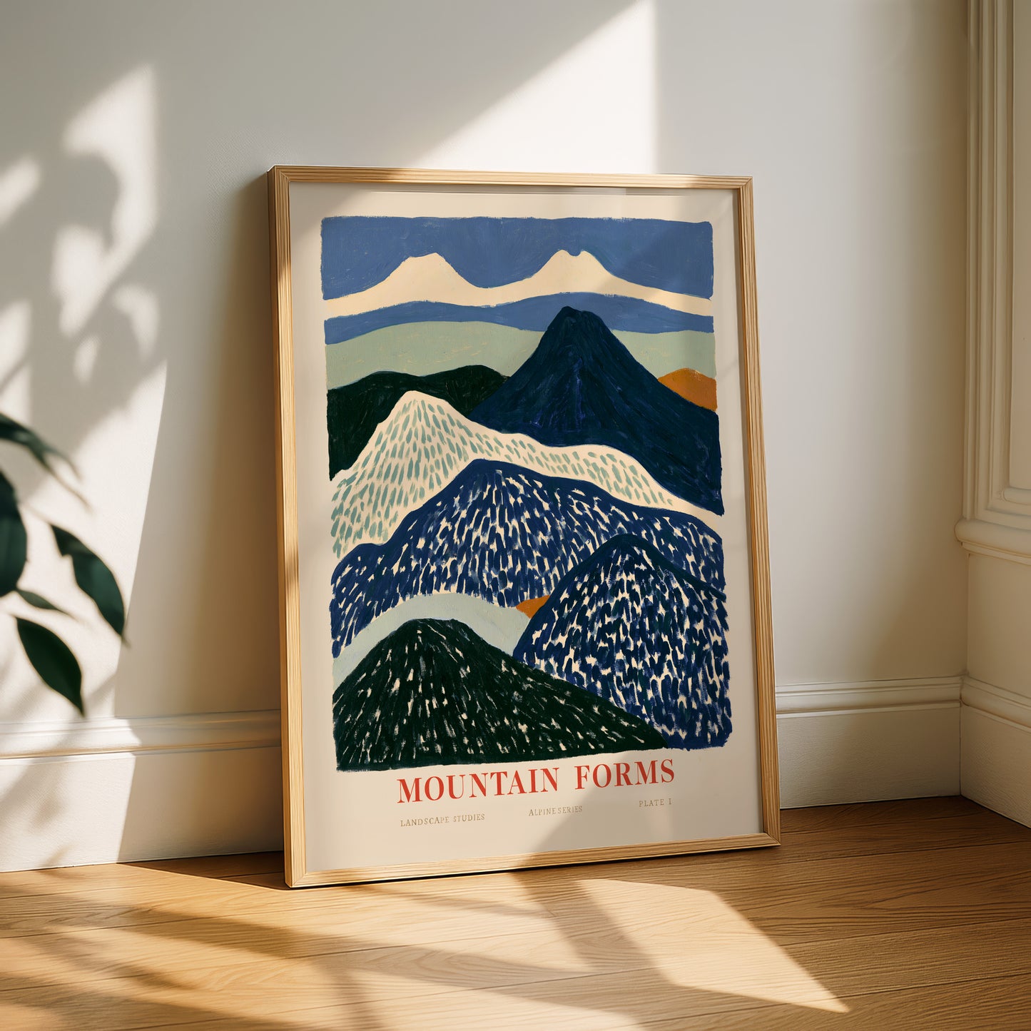 Mountain Forms Alpine Print — Panorama