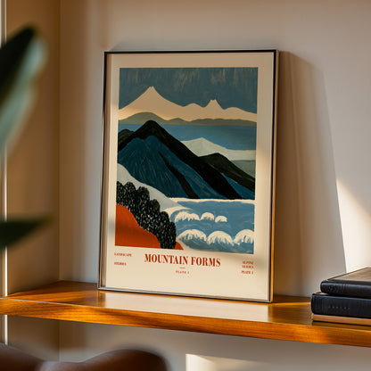 Mountain Forms Alpine Print — Plate I