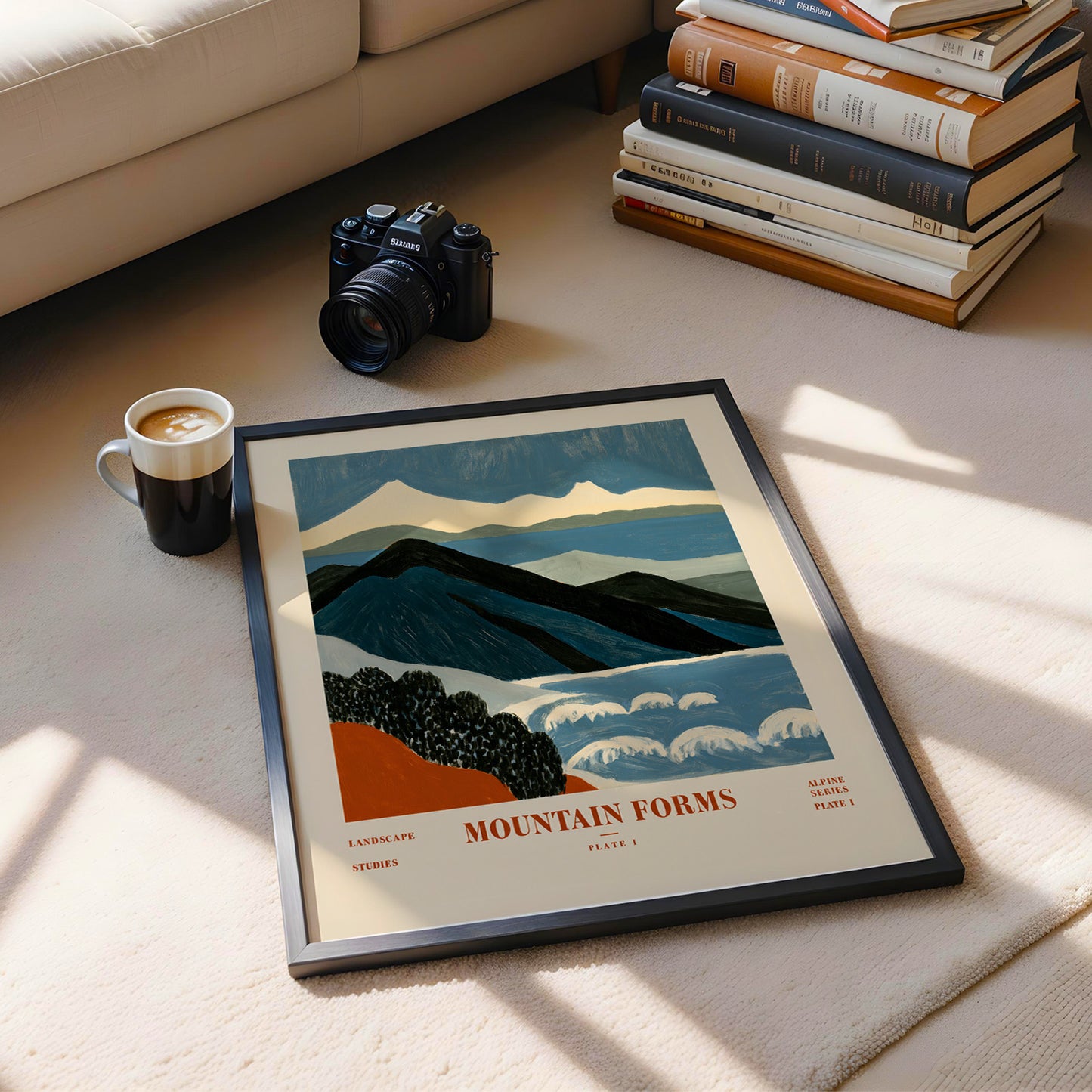 Mountain Forms Alpine Print — Plate I