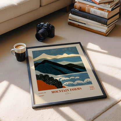 Mountain Forms Alpine Print — Plate I