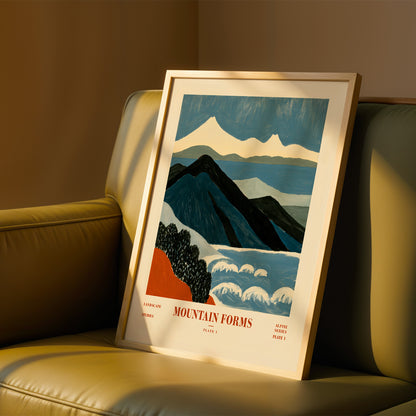 Mountain Forms Alpine Print — Plate I