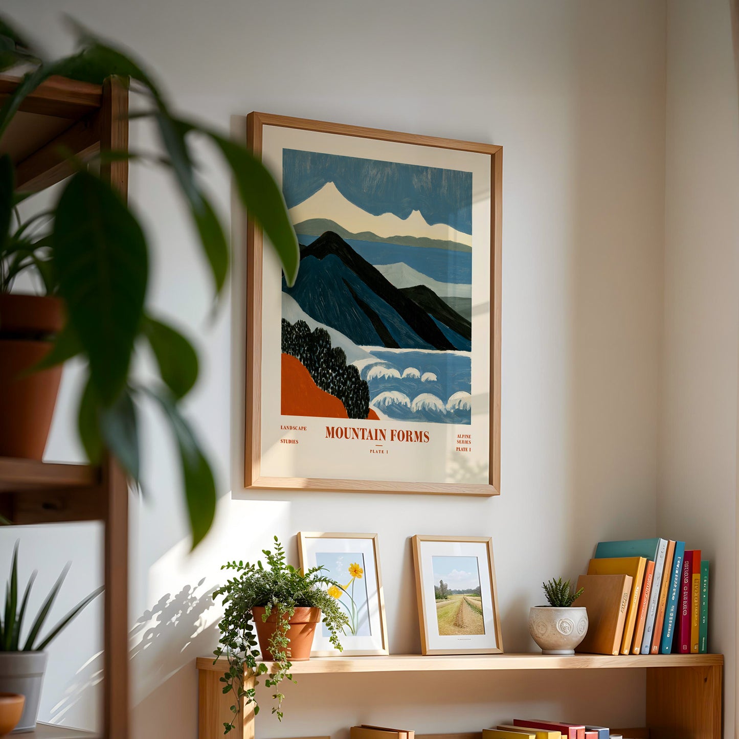 Mountain Forms Alpine Print — Plate I