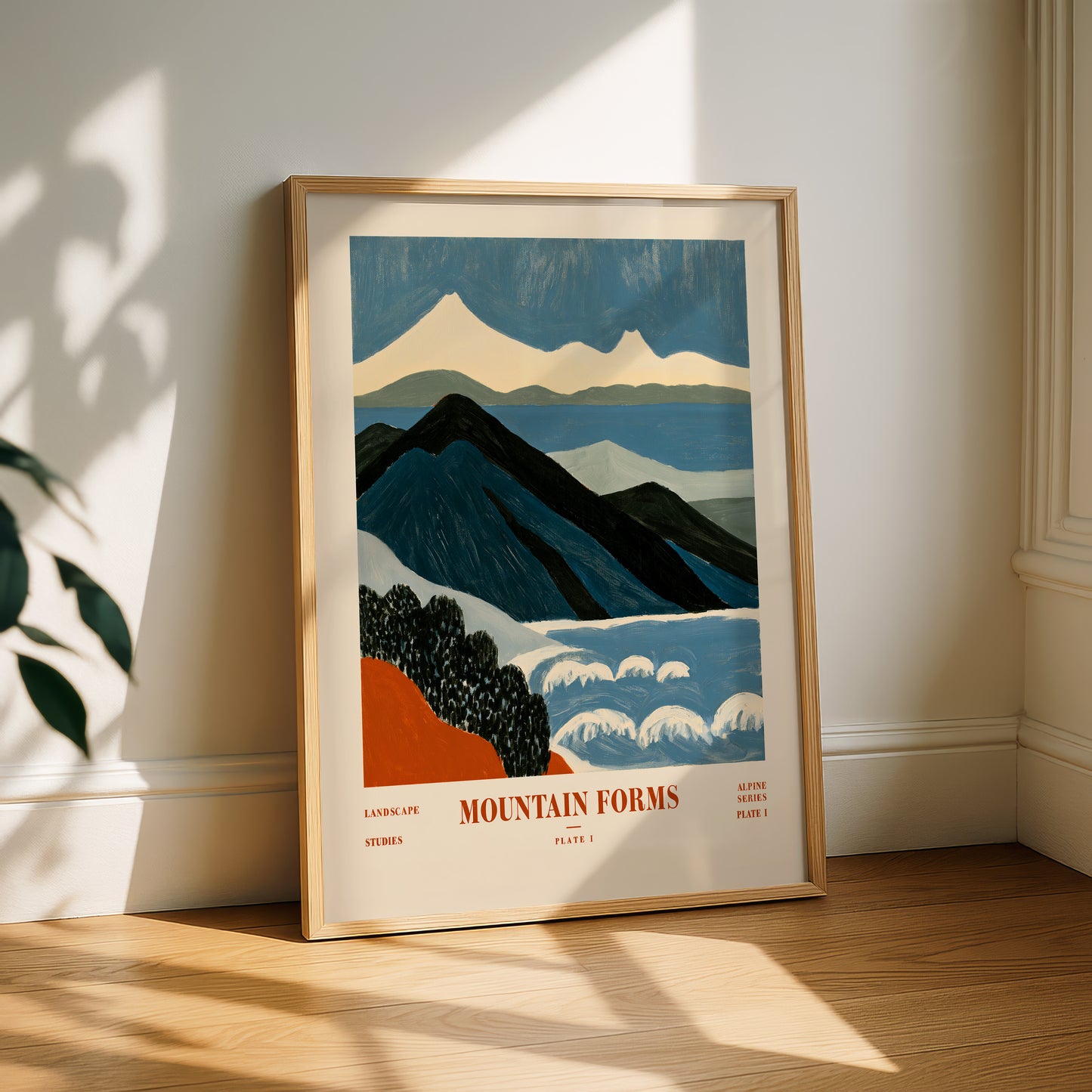 Mountain Forms Alpine Print — Plate I