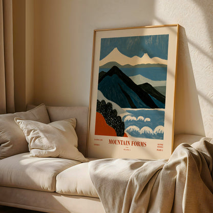 Mountain Forms Alpine Print — Plate I
