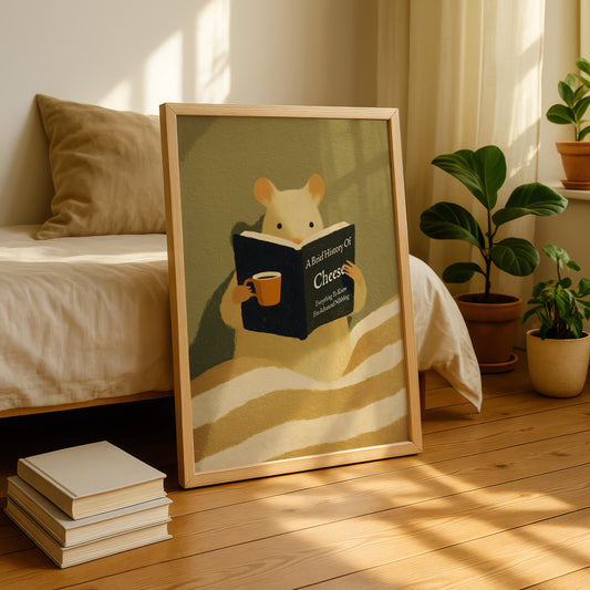 Mouse Reading Print